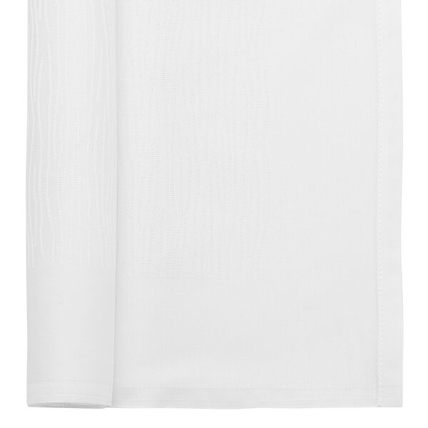 Салфетка сервировочная жаккардовая белого цвета из хлопка с вышивкой из коллекции Essential, 53х53 см - фото 4