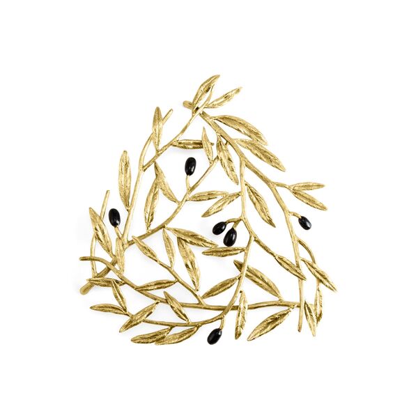 Подставка под горячее Michael Aram Золотая оливковая ветвь 24х22 см - фото 3