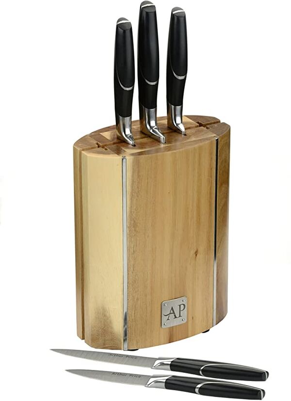 Набор ножей Arthur Price Кухня 5 шт, в деревянном блоке - фото 4