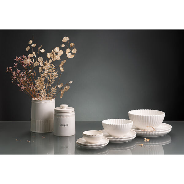 Набор из двух тарелок белого цвета из коллекции Kitchen Spirit, 21 см - фото 3