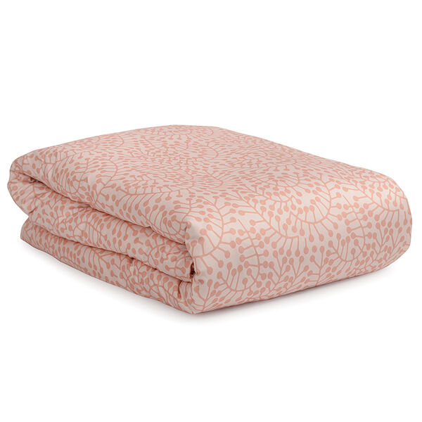 Комплект постельного белья розового цвета с принтом Спелая смородина из коллекции Scandinavian touch, 150х200 см - фото 2