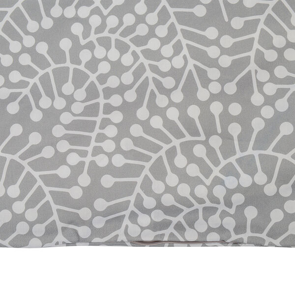 Комплект постельного белья серого цвета с принтом Спелая смородина из коллекции Scandinavian touch, 150х200 см - фото 3