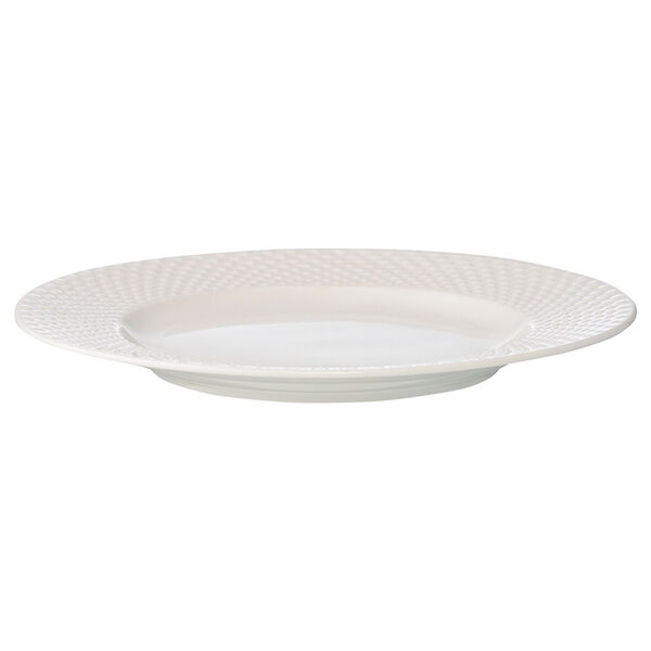 Набор из двух тарелок белого цвета с фактурным рисунком из коллекции Essential, 22см - фото 2