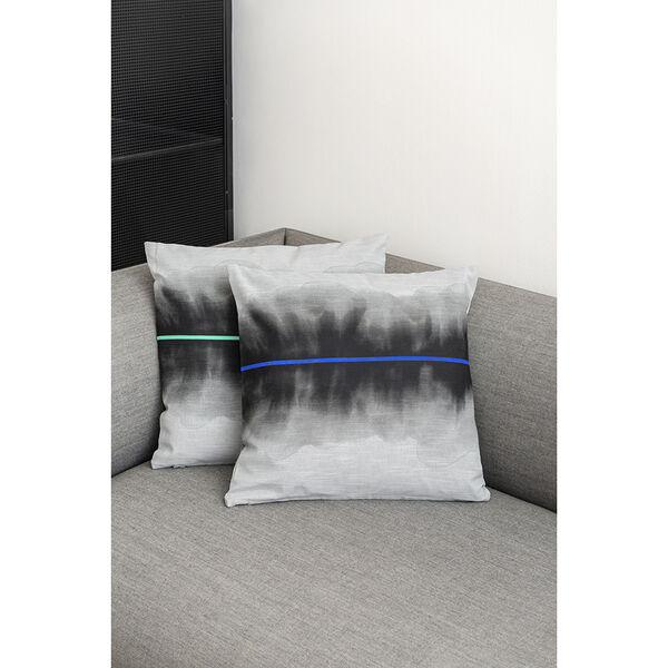 Чехол на подушку из хлопка из коллекции Slow Motion, Mint, 45х45 см - фото 3