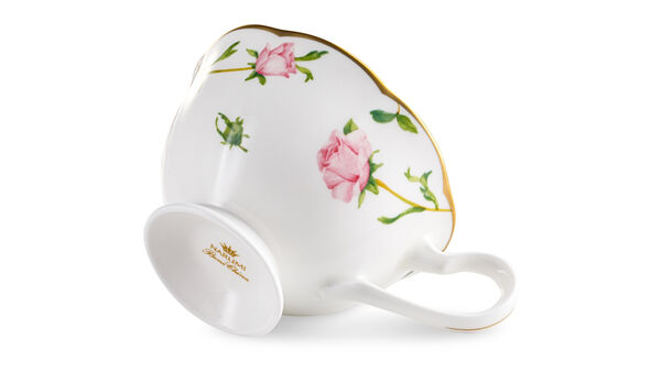 Чашка чайная с блюдцем Narumi Цветущая Роза 230 мл, фарфор костяной - фото 6