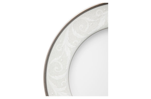 Тарелка обеденная Narumi Платиновый ноктюрн 27 см, фарфор костяной - фото 3