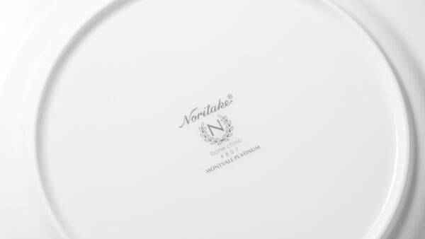 Тарелка закусочная Noritake Монтвейл Платиновый кант 21 см - фото 3