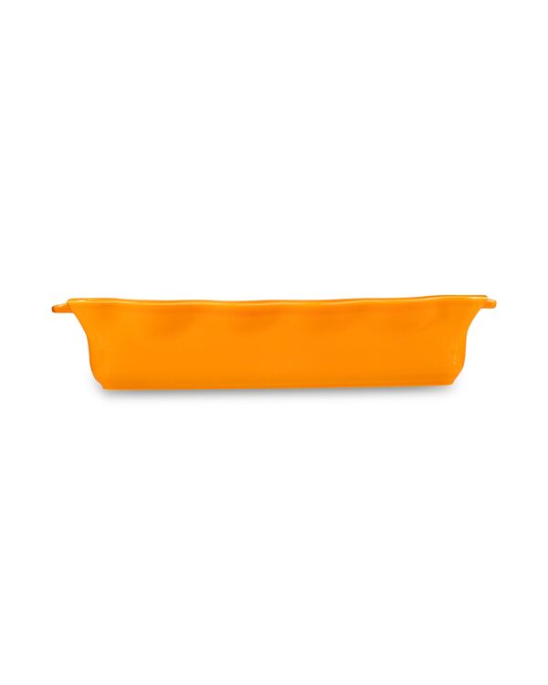 Форма для запекания прямоугольная Esprit de cuisine Festonne 41х25 см, ручки, оранжевая - фото 5