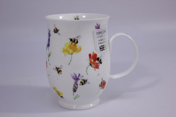 Кружка Dunoon Цветы и пчелы Саффолк 310 мл, фарфор костяной - фото 2