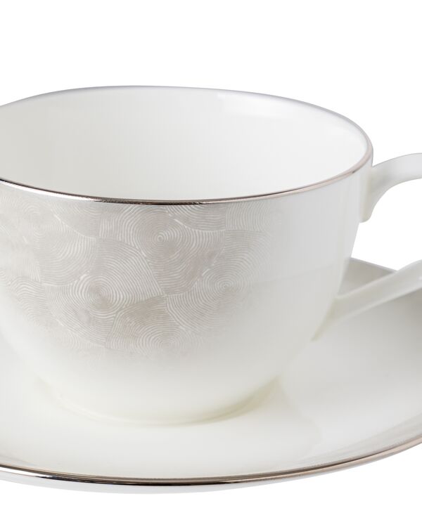 Сервиз чайный Narumi Лабиринт на 6 персон 20 предметов, фарфор костяной - фото 4