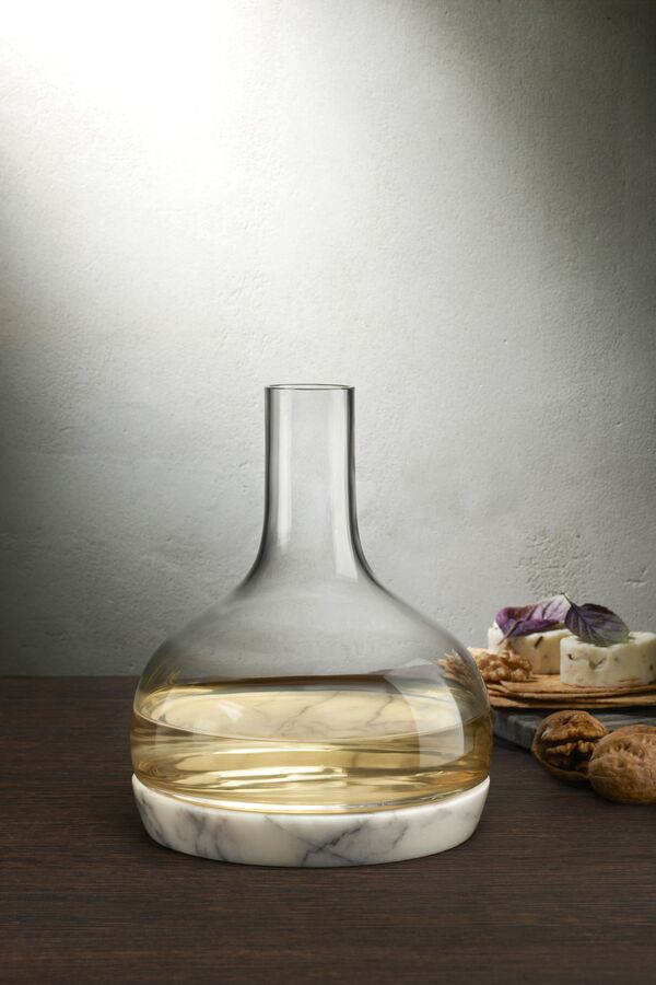 Декантер для вина Прохлада 1,25 л, хрусталь, мрамор, Nude Glass - фото 8