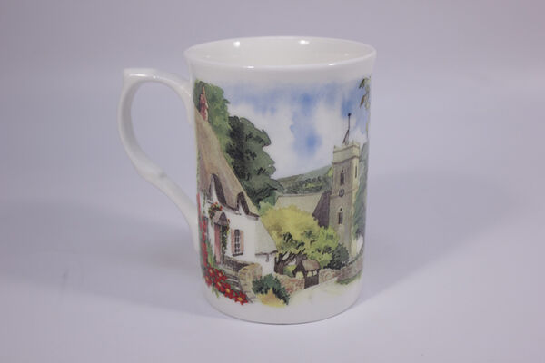 Кружка Buxton Деревушка Английская 325 мл, фарфор костяной Just mugs - фото 4