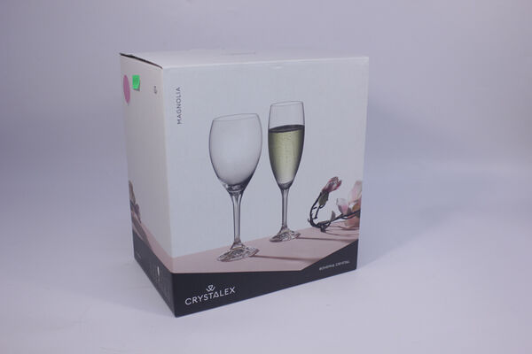 Набор бокалов для шампанского 210 мл 6 шт, Магнолия pink, - фото 4