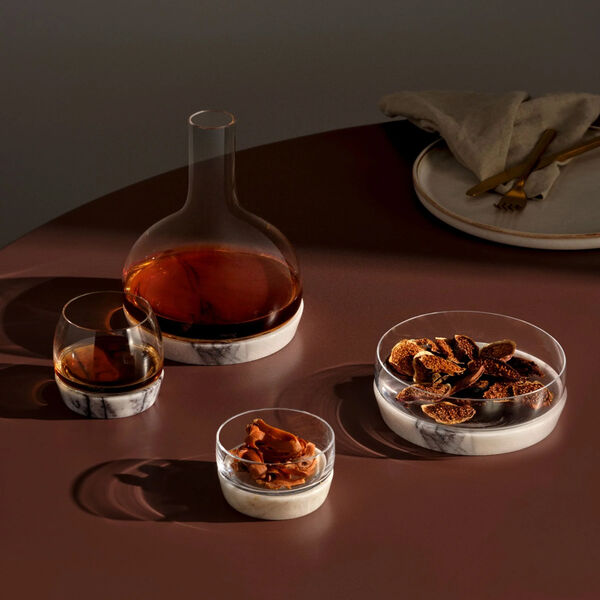 Чаша для закусок Nude Glass Прохлада 9 см, h5,5 см, хрусталь, мрамор - фото 5