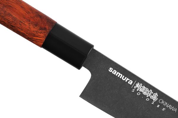Нож кухонный "Samura OKINAWA" Гюто 170 мм, AUS-8 с галт., палисандр - фото 4