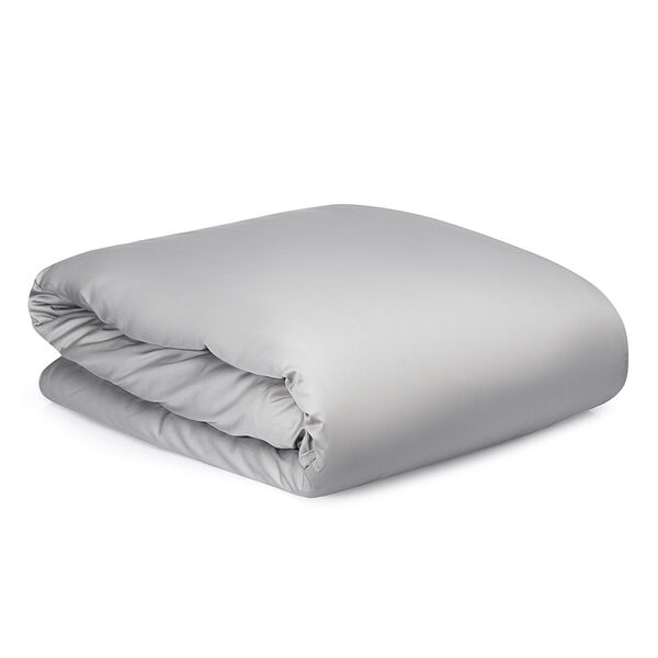Евро - Комплект постельного белья, 200х220 см из премиального сатина серого цвета , Tkano Essential - фото 4