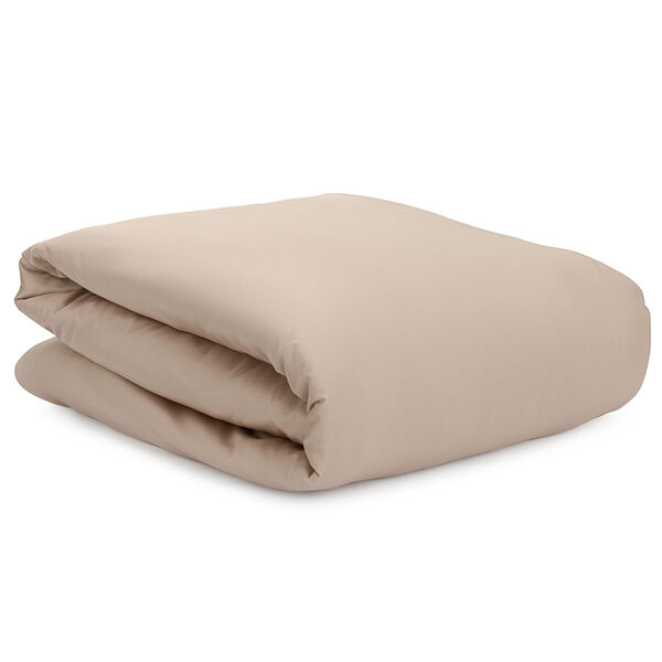 Евро - Комплект постельного белья, 200х220 см из сатина светло-коричневого цвета , Tkano Essential - фото 5