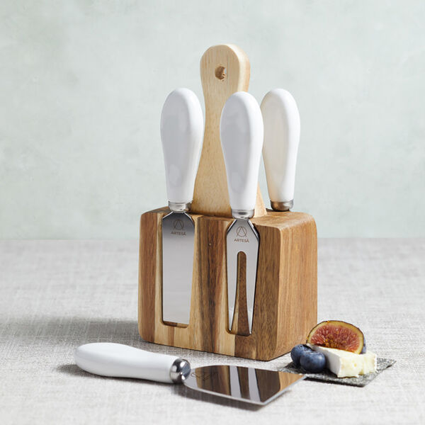 Набор ножей для сыра (ножи 4 шт., подставка для ножей 1 шт.) Kitchen Craft - фото 3