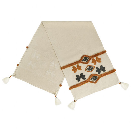 Дорожка на стол с вышивкой Abstract play из коллекции Ethnic, 45х150 см - фото 3