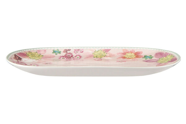 Блюдо овальное Primula, розовое, 37х23 см - фото 2