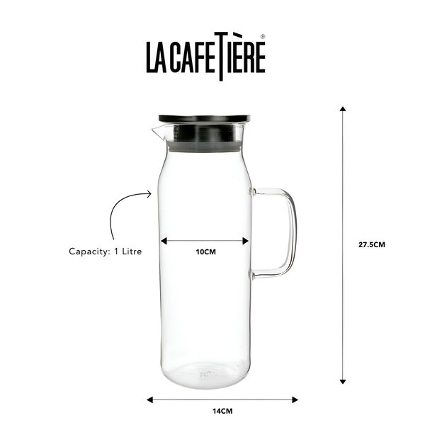 Графин одностенный стеклянный La Cafetière, 1,5 л - фото 4