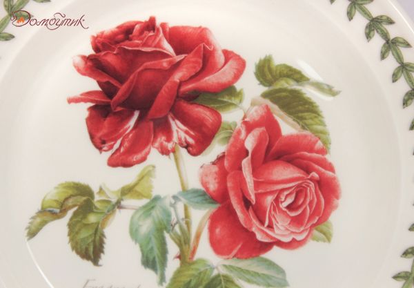 Тарелка десертная "Ботанический сад. Розы. Fragrant Cloud" 18,5 см - фото 2