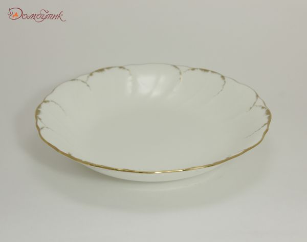 Набор суповых тарелок "Белый с золотом" 20 см, 6 шт. - фото 4