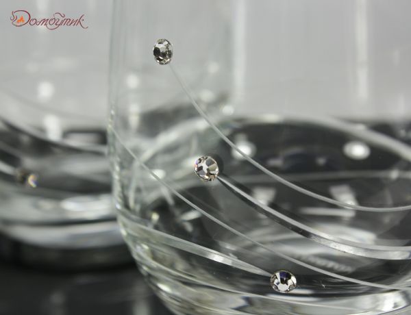 Стаканы с кристаллами Сваровски 380 мл, 2 шт. - фото 6