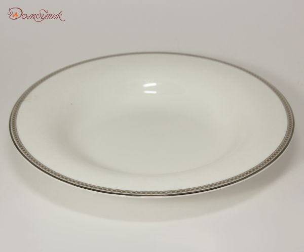 Набор суповых тарелок "Серебряная вышивка" 24 см, 6 шт. - фото 4