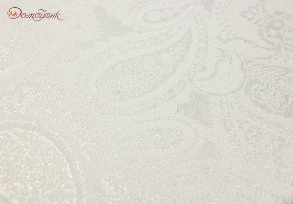 Скатерть круглая "Снежные узоры" 150 см, водоотталкивающая - фото 2