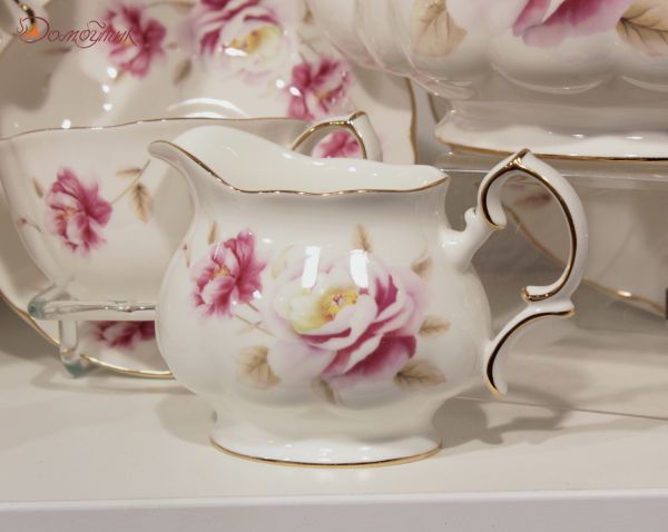 Чайный сервиз на 6 персон "Розис. Империал" (Gold), 17 предметов - фото 2