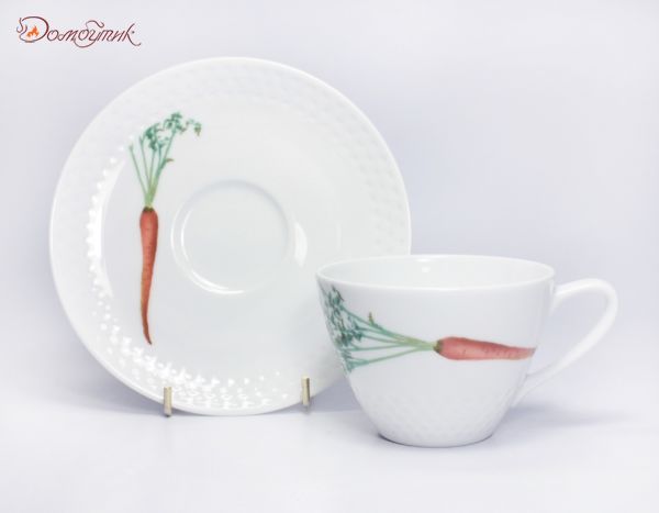 Чашка чайная Noritake "Овощной букет.Морковка" 210мл - фото 4