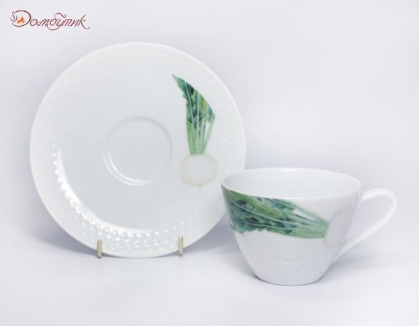 Чашка чайная Noritake "Овощной букет.Редька" 210мл - фото 4