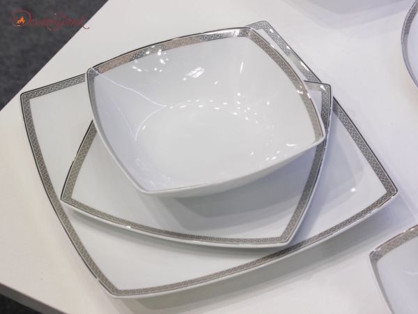 Набор глубоких тарелок  "Saint Germain Platine" 18 см, 6 шт. - фото 2