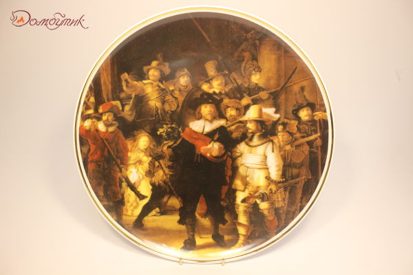 Набор декоративных тарелок "Старые мастера. Рембрандт" 32 см (2 шт.) - фото 2