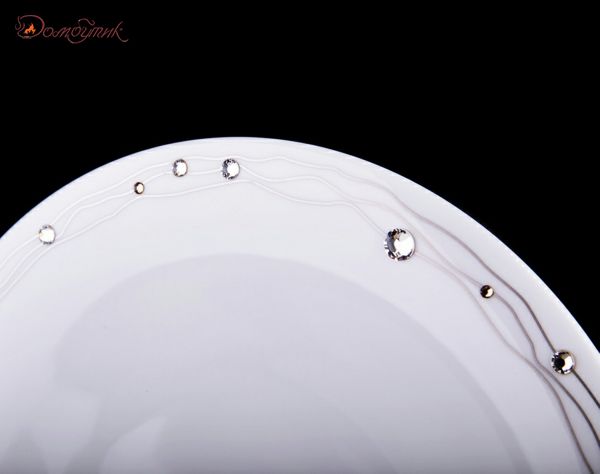 Набор тарелок "Юпитер" сваровски 21 см, 6 шт. - фото 2