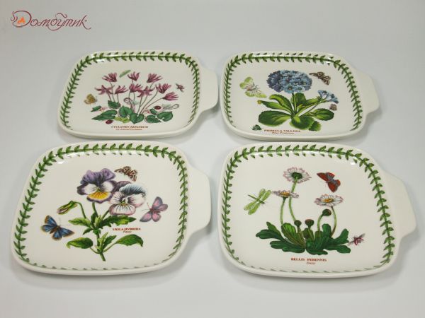 Набор тарелок для бутербродов "Botanic Garden" (4 предмета) - фото 2