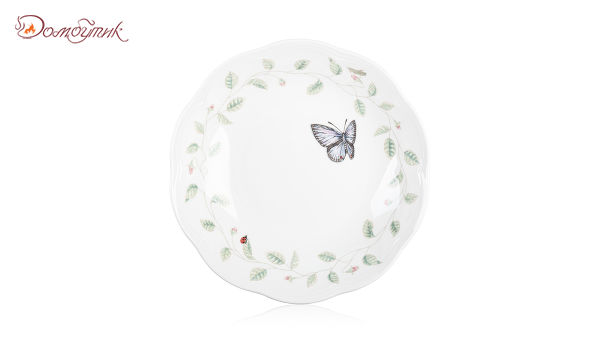 Тарелка суповая "Бабочки на лугу"22,5 см, Lenox - фото 2