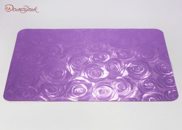 Сервировочная подставка "Роза фиолетовая" 39х29 см - фото 3