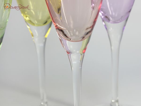 Бокалы для шампанского "Kate Colours. Fantasy" 220 мл, 4 шт. - фото 4