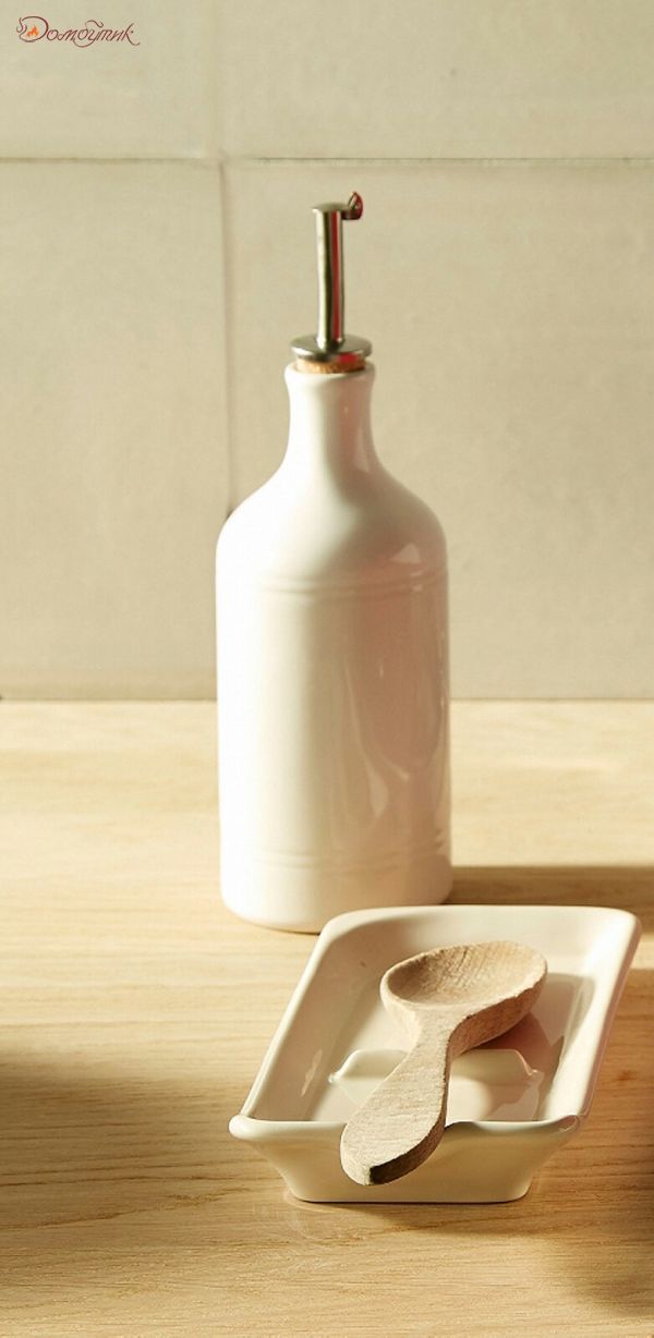 Бутылка для масла и уксуса крем, 7,5 см - фото 2