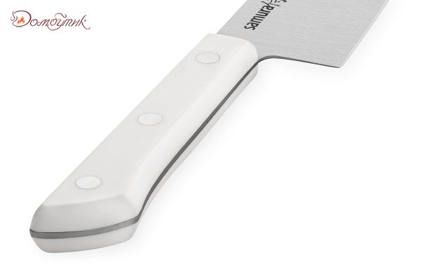 Нож кухонный "Samura HARAKIRI" Шеф 208 мм, корроз.-стойкая сталь, ABS пластик - фото 5