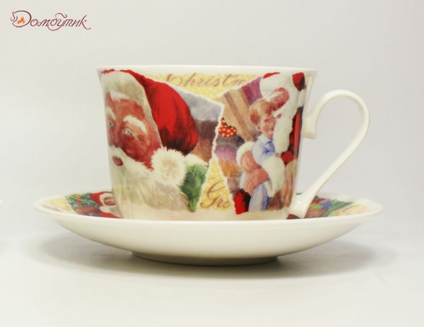 Чайная пара для завтрака "Рождественские пожелания" 500 мл - фото 2