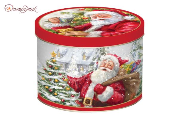 Кружка Дед Мороз в очках в металлической коробке, 350мл - фото 3