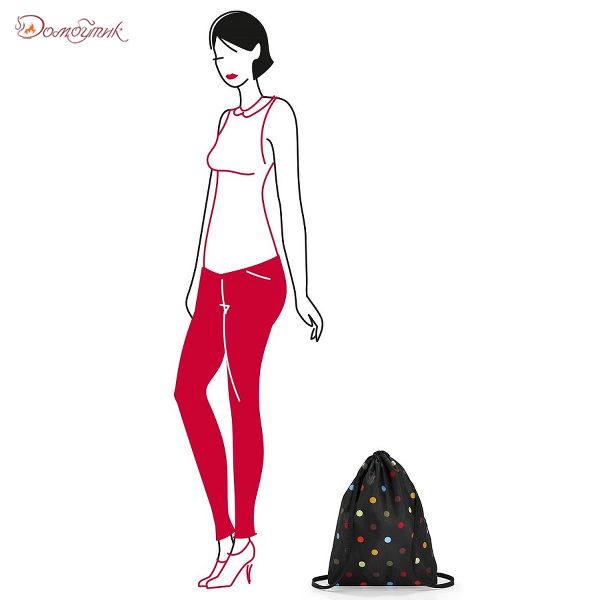 Рюкзак складной Mini maxi sacpack dots - фото 4