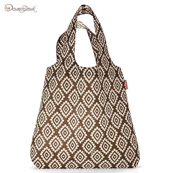 Сумка складная Mini maxi shopper diamonds mocha - фото 2