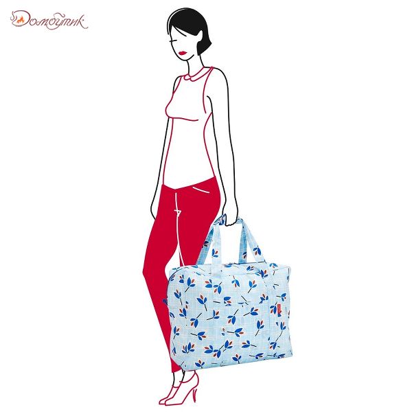 Сумка складная Mini maxi touringbag leaves blue - фото 3