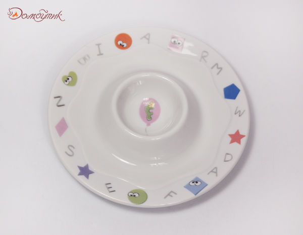 Набор детской посуды Мишка с шариками - фото 6