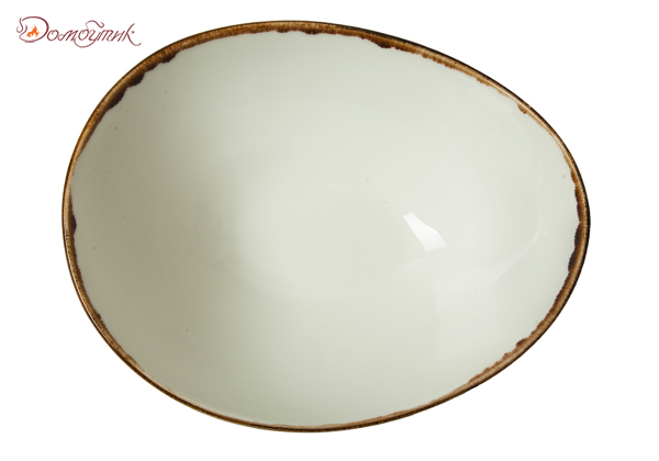 Салатник "яйцо" Rustics , 17,5х22 см, темно-серый, - фото 2