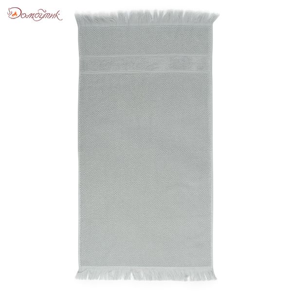 Полотенце банное с бахромой серого цвета Essential, 70х140 см, Tkano - фото 2